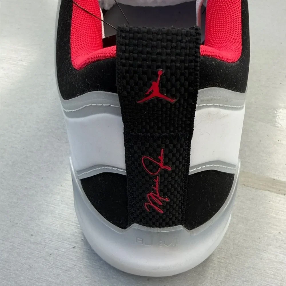 Air Jordan White and Black Sneaker